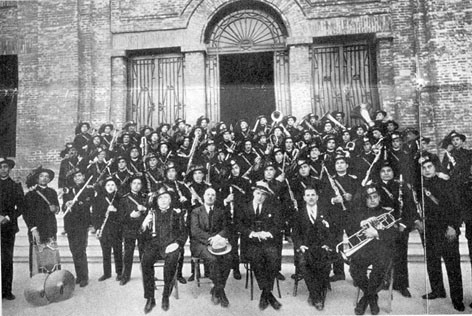 Banda di Castellana grotte 1929 maestro Piantoni